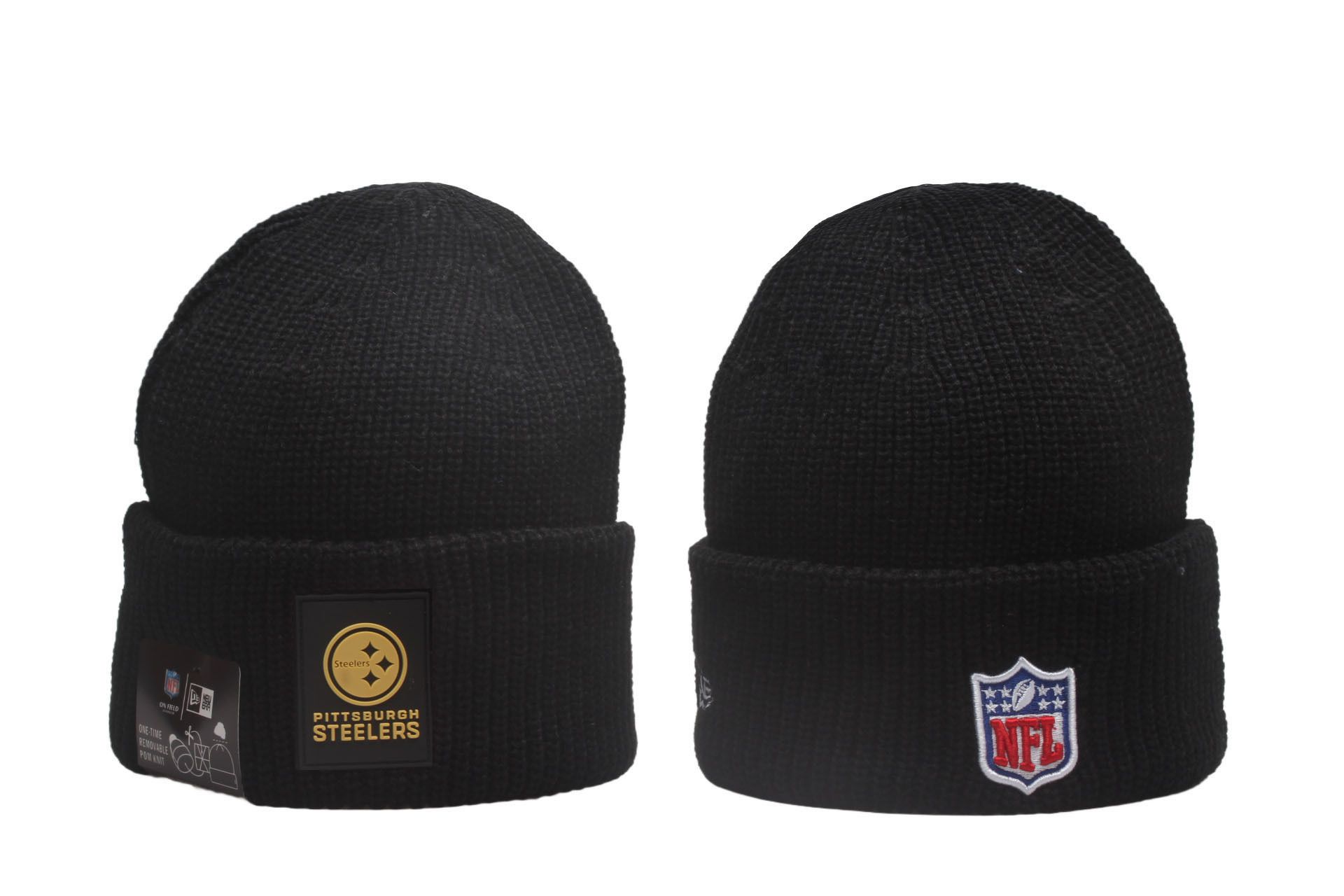 2025 NFL Pittsburgh Steelers Hat beanie style 06->->Sports Caps